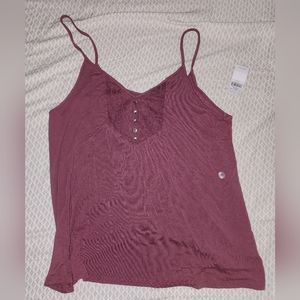 Maroon tank top